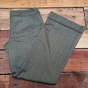 Joe Benbasset Gold Striped Wide Leg Trousers Sz 11